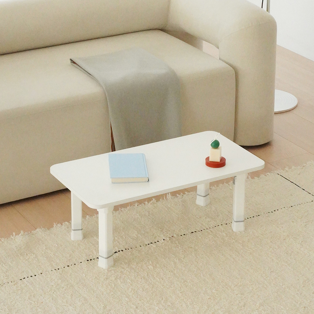 NEW 모던 스타일 다리 조절 접이식 테이블 좌식 밥상 7540 거실 인테리어