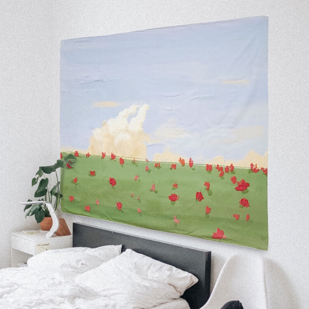 인테리어 그림 대형 패브릭 원단 포스터 M 소품 벽장식 집꾸미기 벽인테리어 예쁜