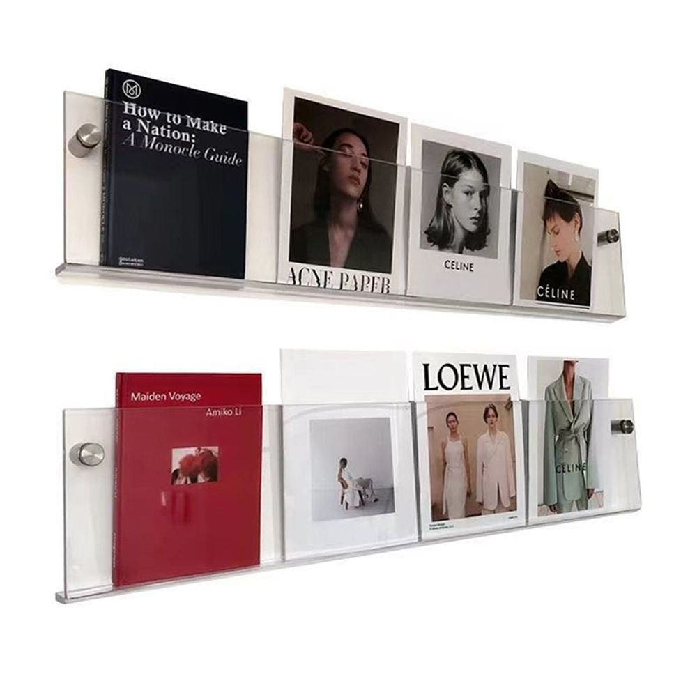 60cm 투명 수납 선반