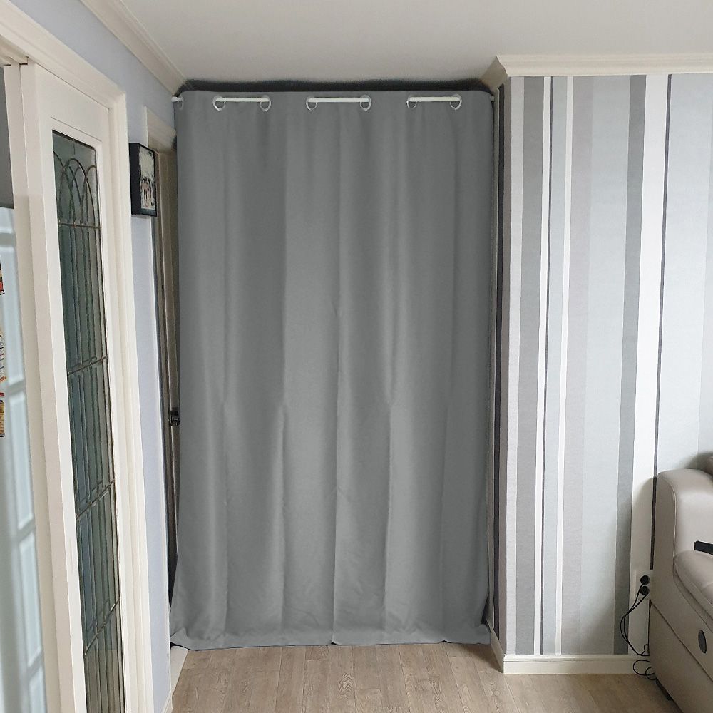 현관 분리 중문 커튼 암막 거실용 큰창문용