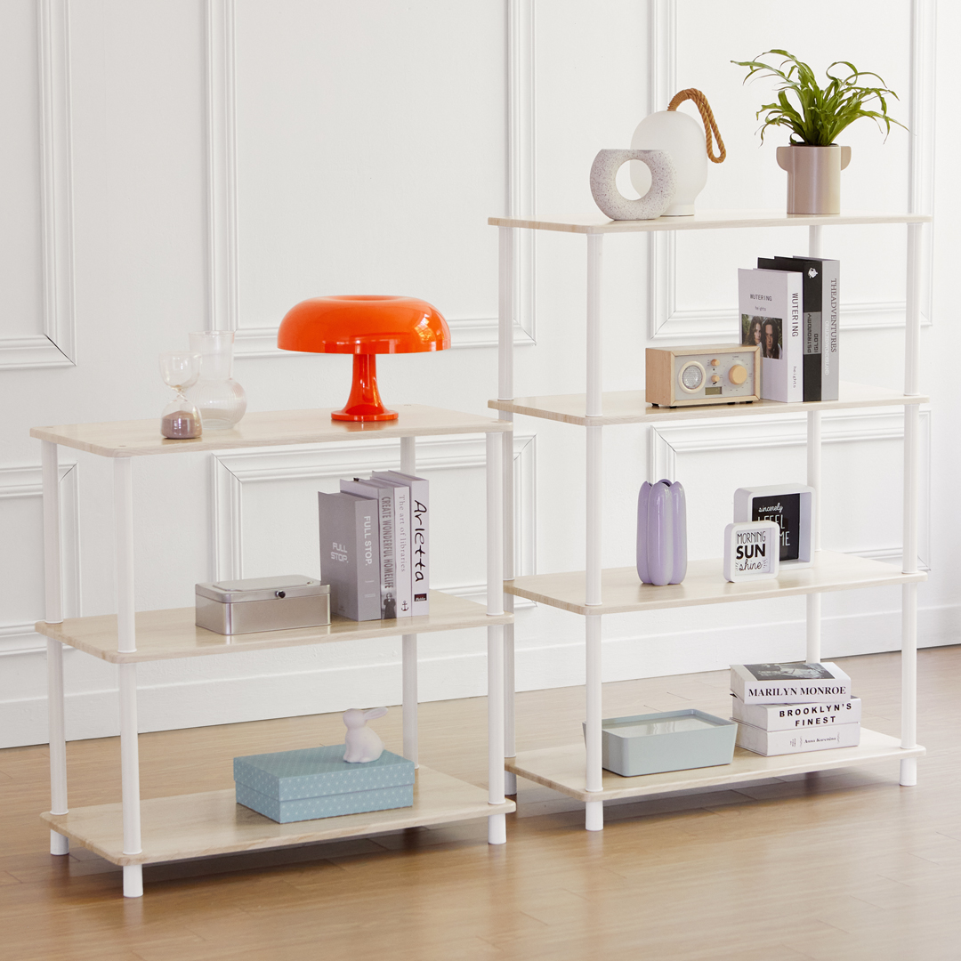 거실 선반 서재 다용도 진열장 600 800 4단 5단 책장 서재진 조립 DIY 수납