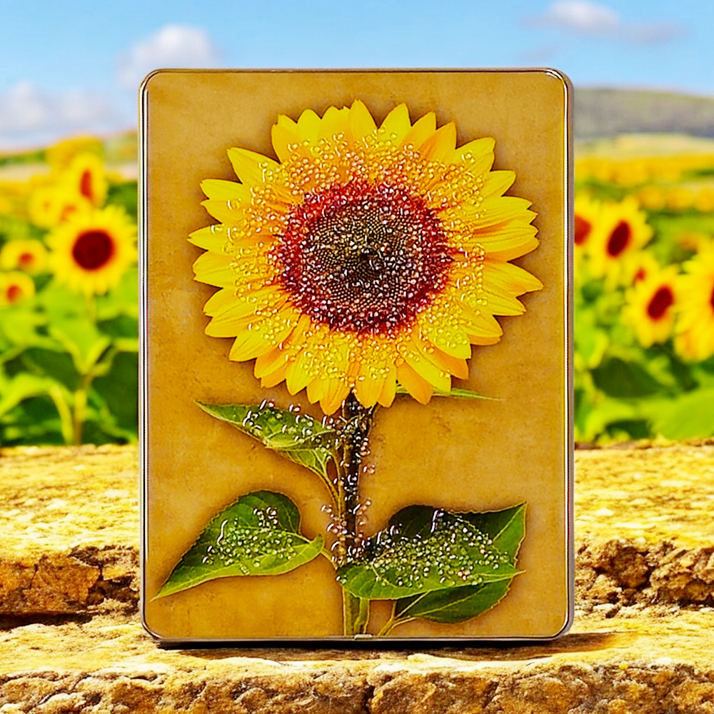 해바라기 한송이 액자 인테리어 돈들어오는 그림 벽인테리어 거실 풍수에좋은 개업 선물