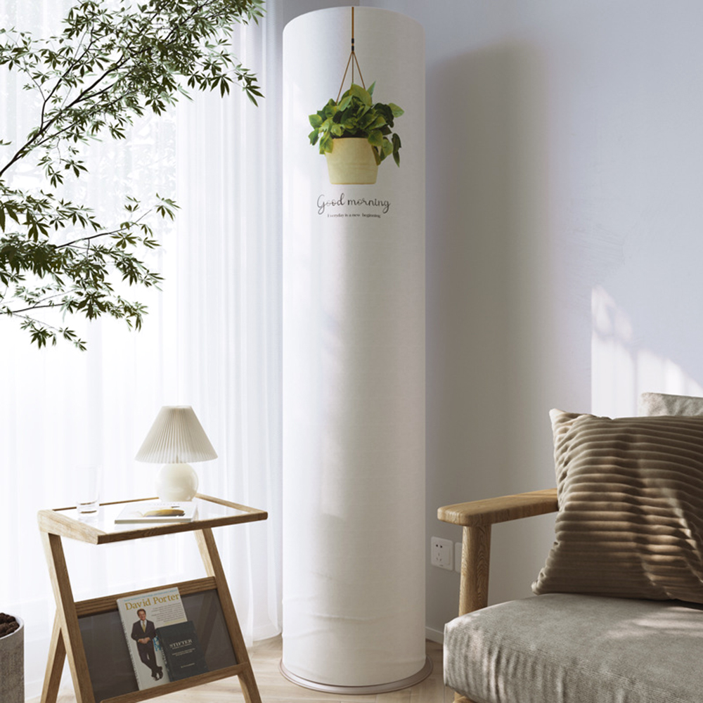 깔끔한 디자인 예쁜 스탠드형 에어컨 커버 먼지 차단 이물질 유입 북유럽 스타일 벽걸이