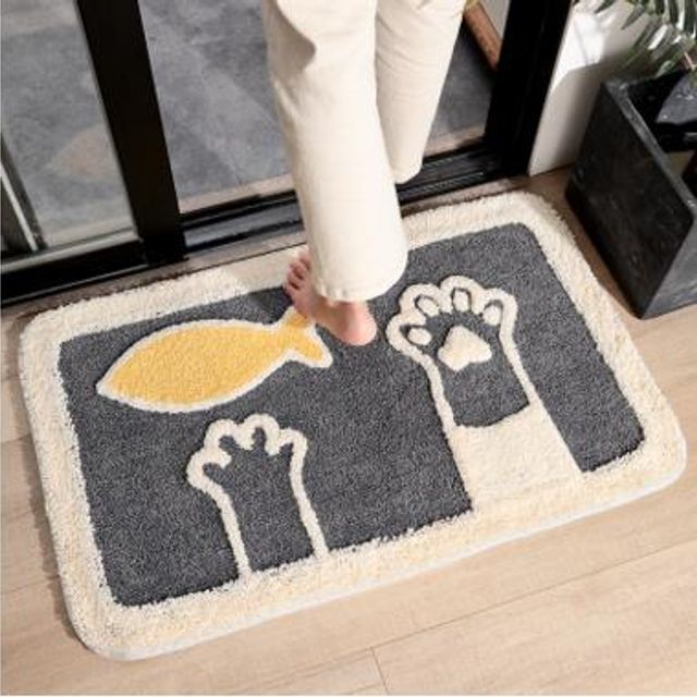 HOME MAT 발톱 발매트 현관 인테리어발 현관발 방수 배트 샤워발 미끄럼 방지 - 메인 이미지