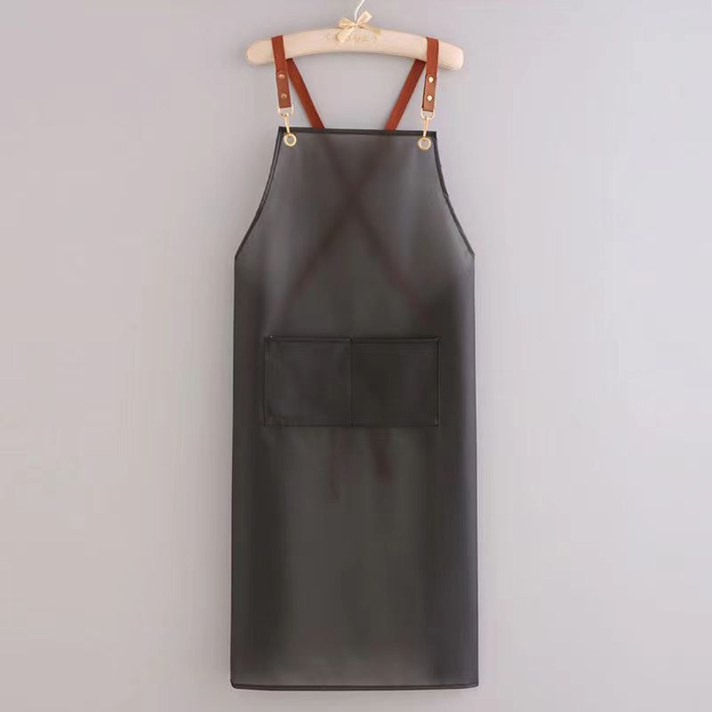 장가드 반투명 업소용 김장 식당 롱 위생 방수 앞치마 수산 시장 정육 작업용 주방 횟집