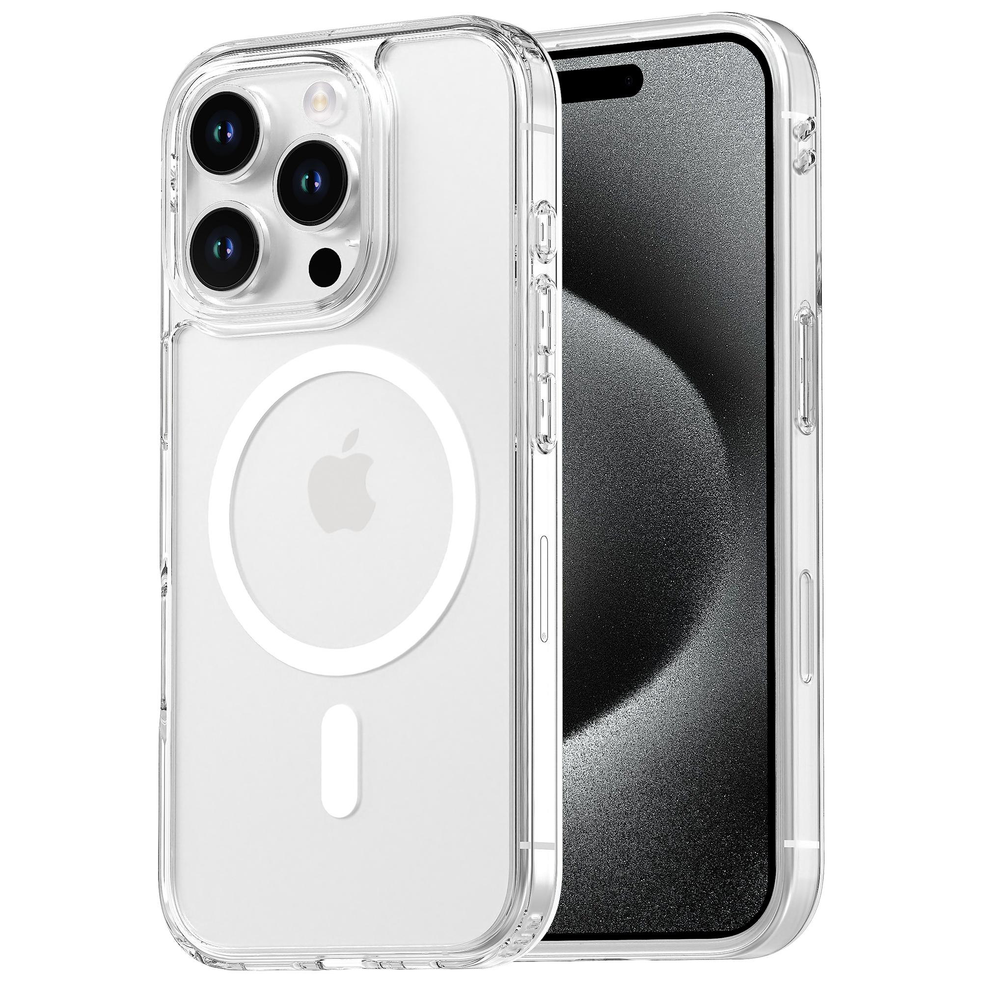 퓨어쉴드 2배자력 맥세이프 방탄 범퍼 케이스 투명, 아이폰13 미니