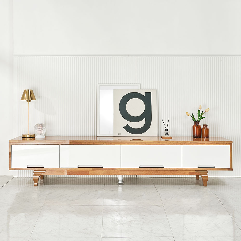 노바 티비다이 티비장 하이그로시 서랍 낮은 거실장 2000