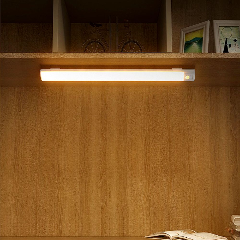 60 cm 인체 감지 부착식 벽조명 벽등 LED등 인테리어 무드등 수면등 스탠드 옷장 - 상품 이미지