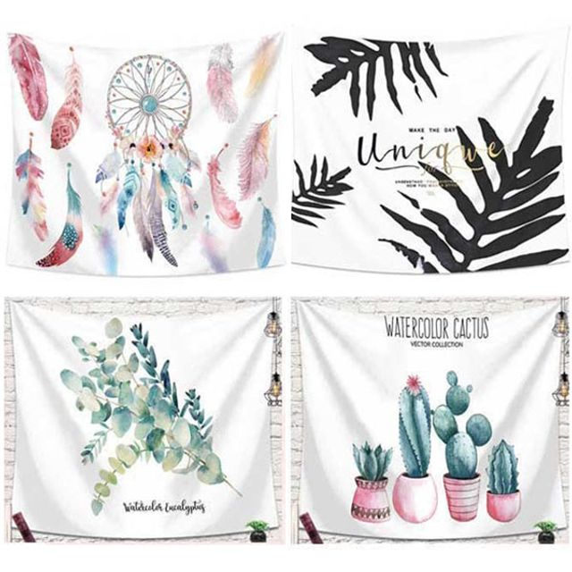 민이네 월데코 북유럽풍 패브릭 포스터 특대 사이즈 벽장식 가림막 천액자