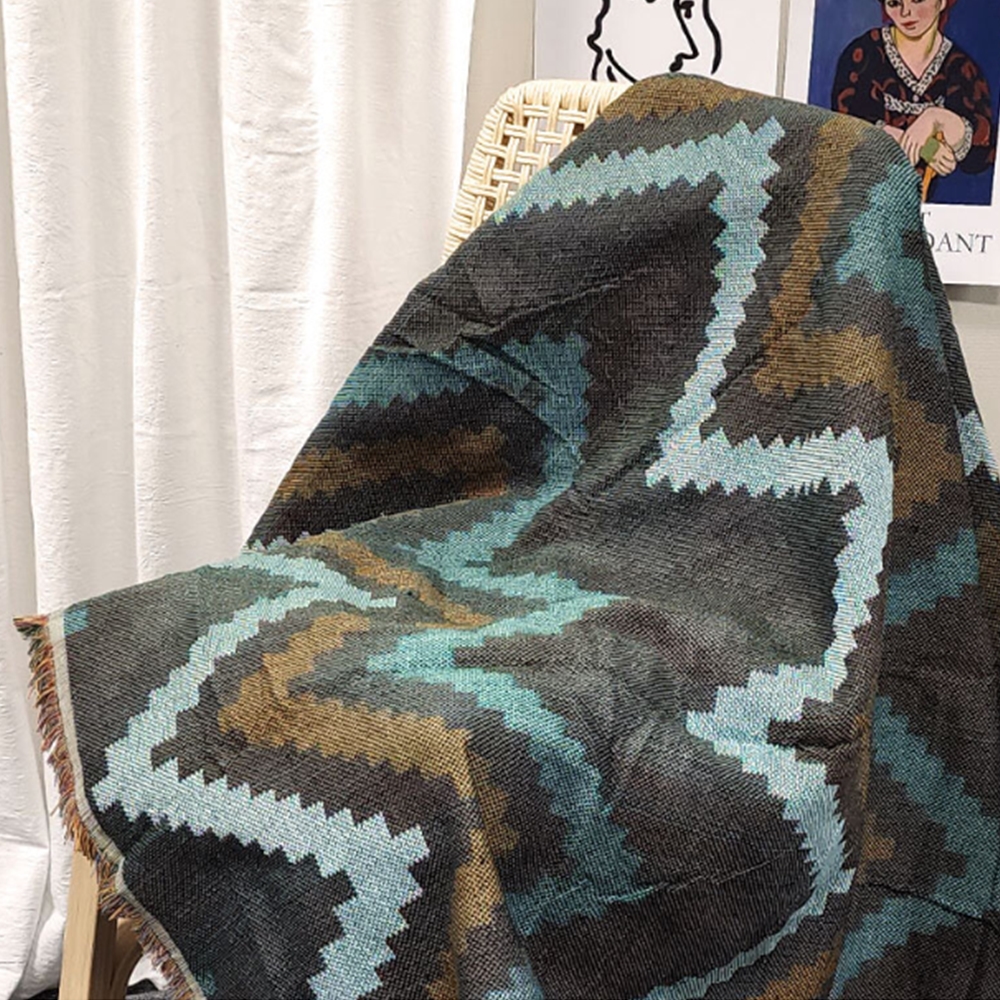 캠핑용 담요 감성 무릎 식탁 러그 이불 130X 180 차박이불 소파 덮개