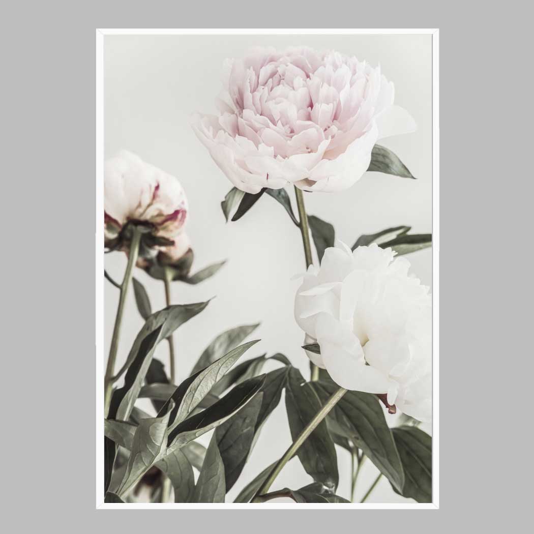 꽃 인테리어 액자 flower No1 A2 사이즈 가벼운 몰딩 대형 프레임 제작 웨딩 - 상품 이미지