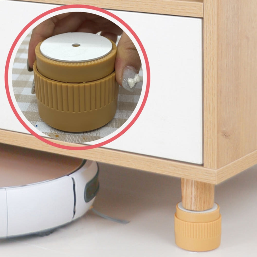 우드 원형 연장 발판