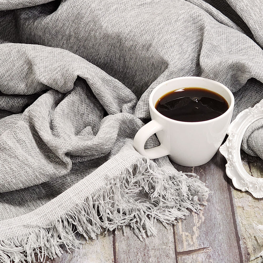 SFr 무지 블랑캣 그레이 130x 180 감성 담요 캠핑 러그 차박이불 소파 덮개