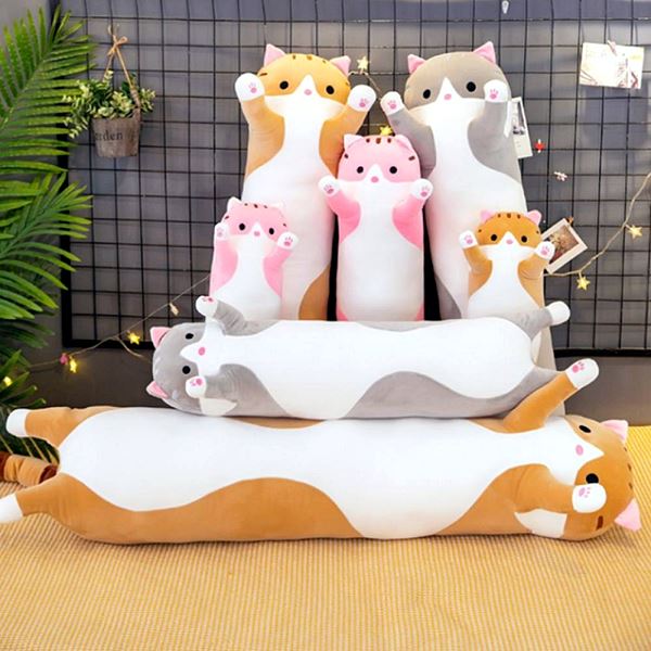 베개 50 cm 찰떡 인형 대형 모찌 쿠션 바디 필로우 안고 자는 수면 느낌 상점 애착 - 상품 이미지
