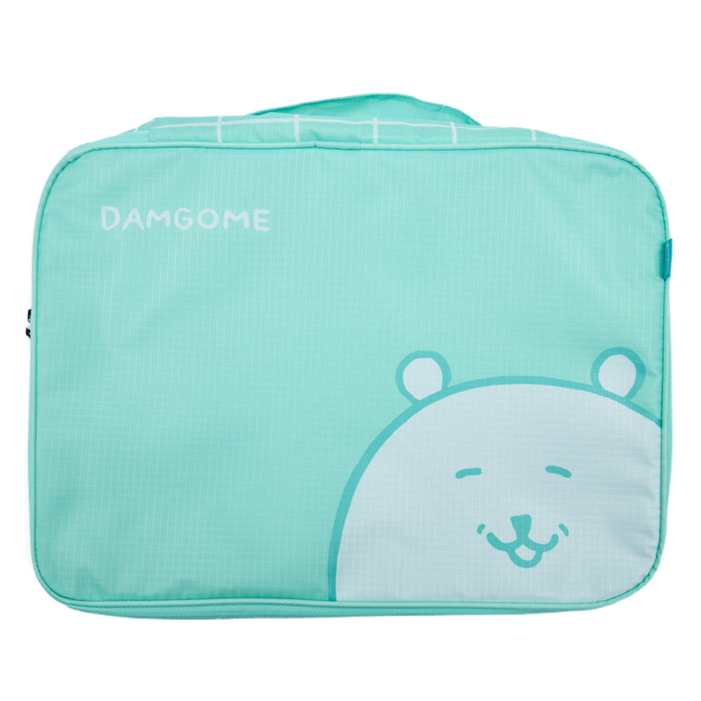 담곰이 압축 파우치 농담곰 여행 케이스 스마일 민트 캐리어 정리 용품 - 메인 이미지