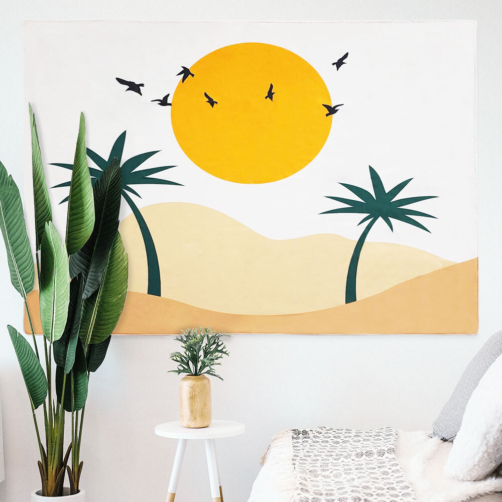 SFr 대형 패브릭 포스터 오아시스 인테리어 소품 벽장식 집꾸미기 벽인테리어