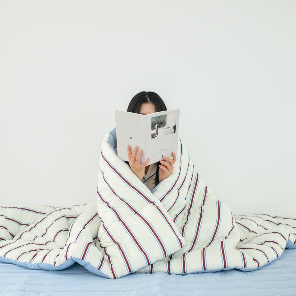 리빙 밸류 푹신한 사계절 레트로 차렵이불 따뜻한 부드러운 먼지없는 간절기 두꺼운 가벼운