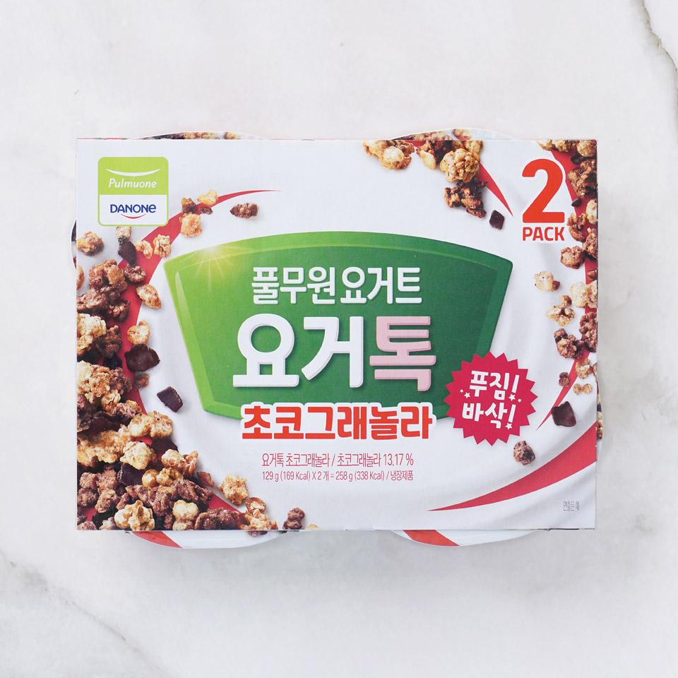 메가마트 풀무원 요거톡 초코그래놀라 129gx2 - 상품 이미지