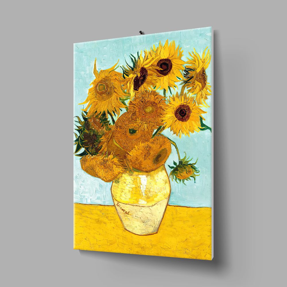 고흐 해바라기 명화 돈들어오는 그림 아크릴 액자 빈센트반고흐 사과