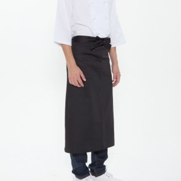 허리형 롱 단색 앞치마 블랙 요리 주방 미술 공방 바리스타 원피스형 방수 예쁜 빅사이즈