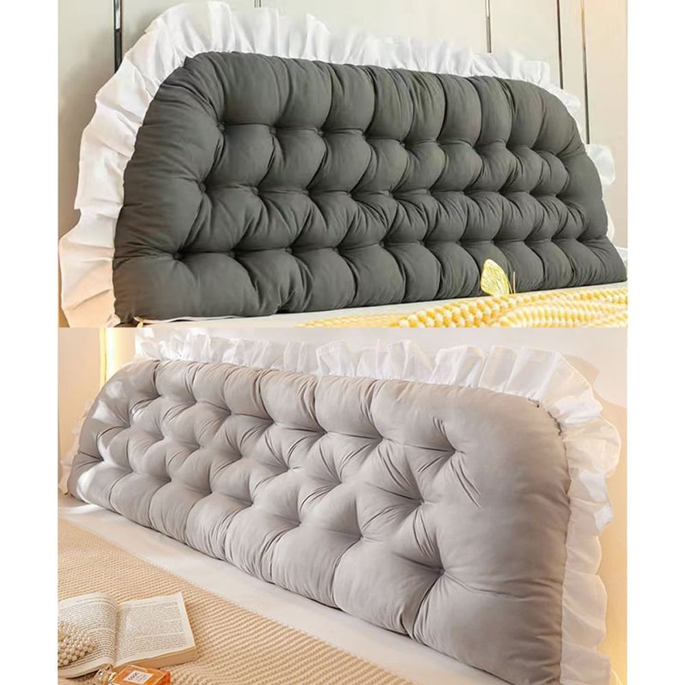 침대 헤드 등받이 쿠션 푹신한 허리 보호대 50x 150 cm 베개 롱베개