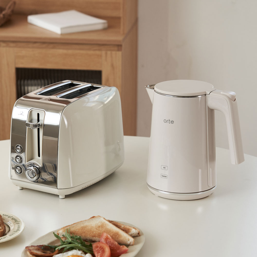 오르테 FULL 스텐 토스트기 7단계 굽기조절 가정용 빵굽는 기계