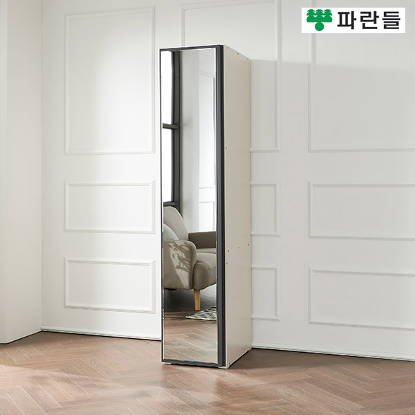 파란들가구 400 전신거울 틈새양복 옷장 전신경 틈새장롱 - 상품 이미지