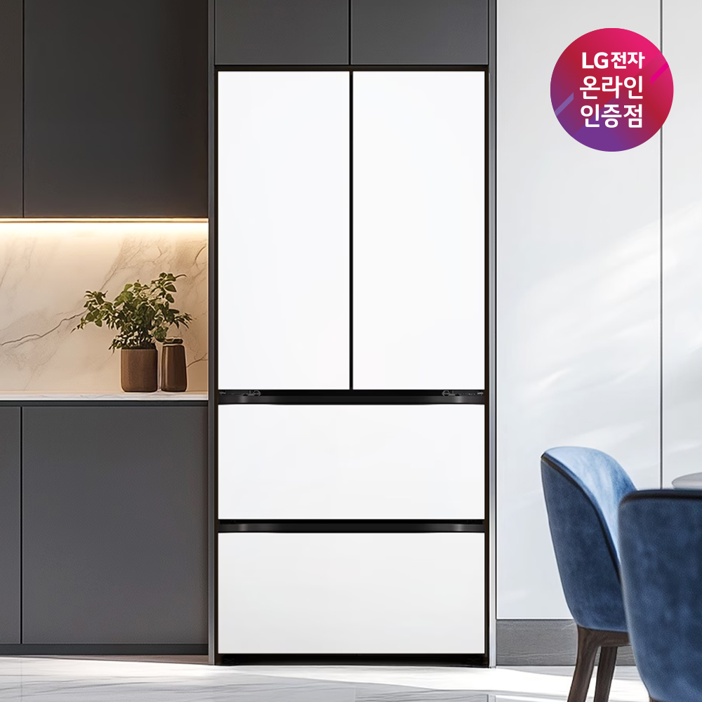 LG 디오스 오브제컬렉션 김치톡톡 Fit & Max Z484AAA123 빌트인 김치냉장고 색상선택
