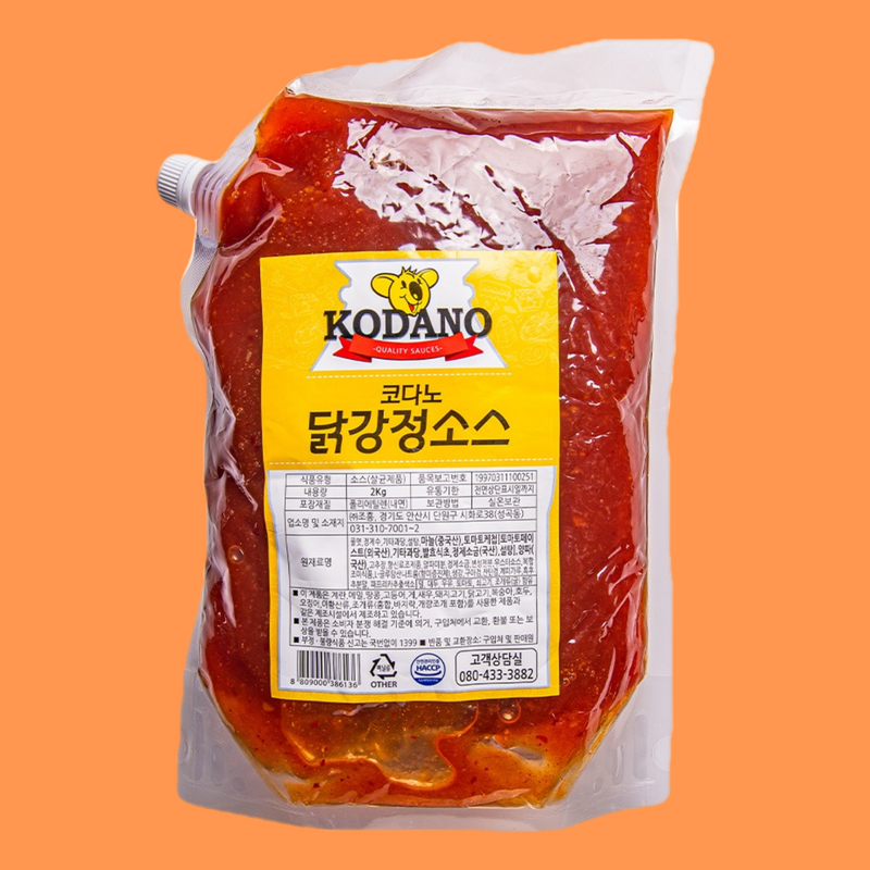 코다노 닭강정소스 2KG 달달한맛 - 상품 이미지