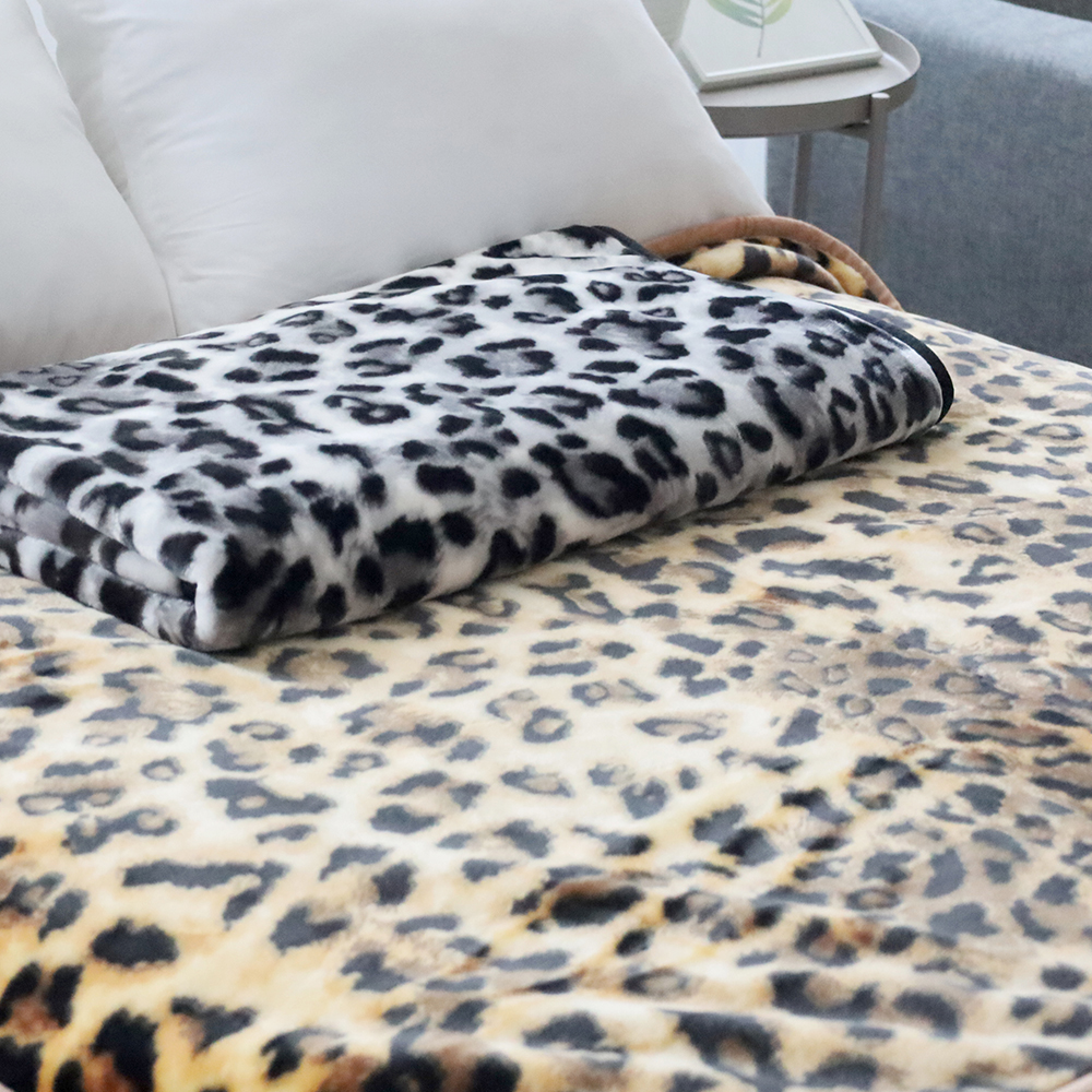 미니 레오 파드 무릎 담요 극세사 밍크 야외 사무실 캠핑 차박 싱글