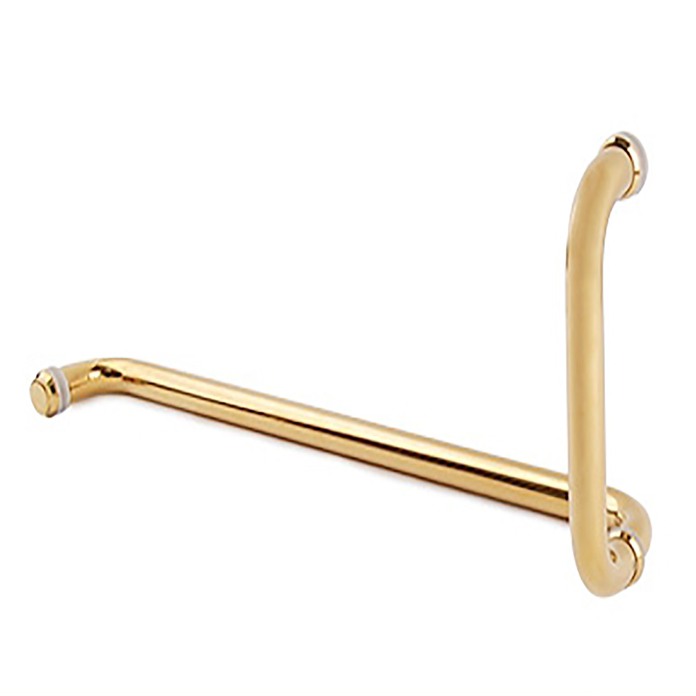 VCB 강화도어 손잡이 L형 스텐 G- 55 200X 550 럭셔리 골드 가구 인테리어