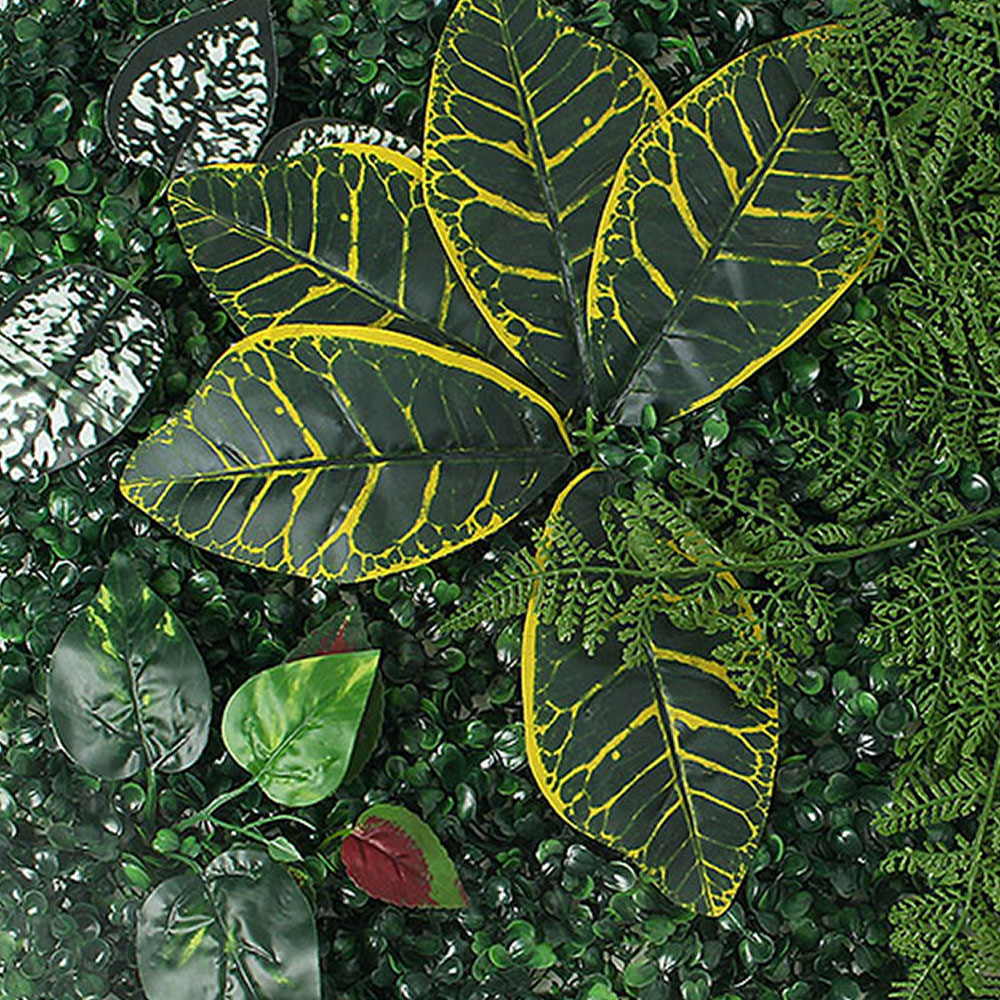 인테리어 정원 벽장식 인조잔디( 60x 40 cm) (크로톤) 인공 가짜 모조 조경 - 메인 이미지