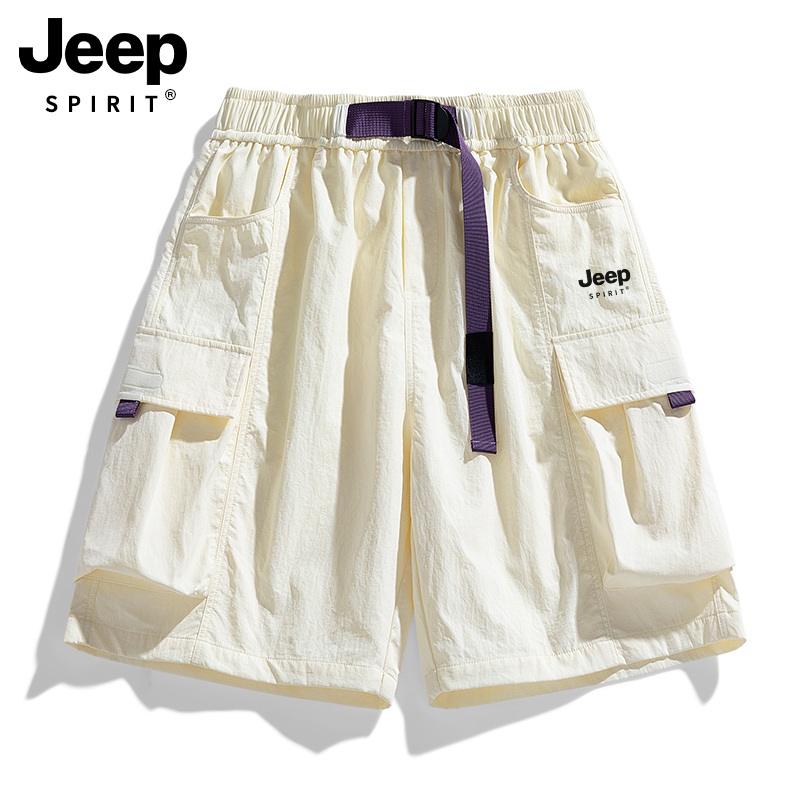 JEEP 지프 여름 바지 여자 시원한 카고 스포츠 반바지 - 상세 이미지 5