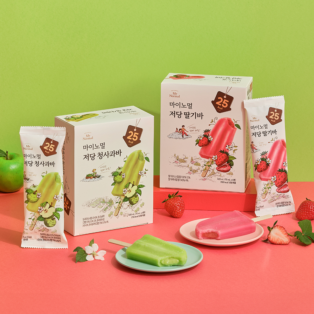 저당 아이스바 딸기맛 아이스바 건강 간식 저당 간식 아이스바 추천