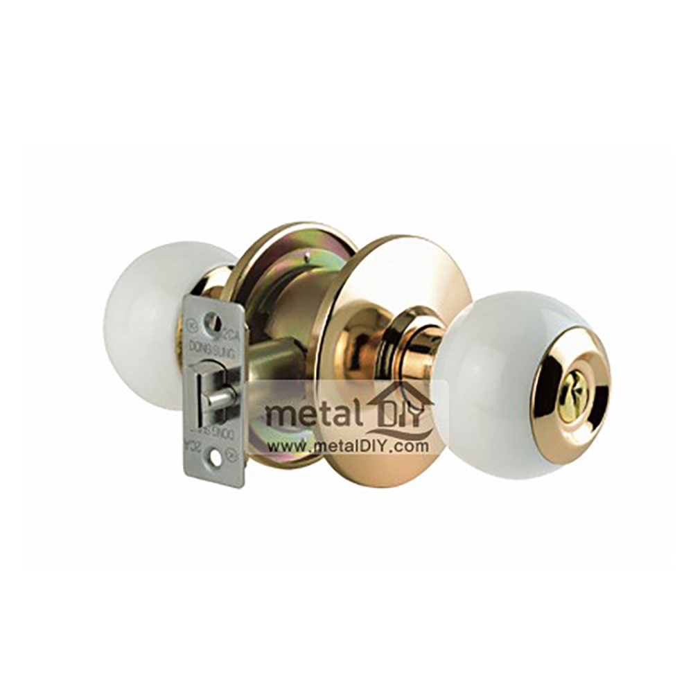 VCB 실린더 원형 6500 예스 화이트 욕실 가구 인테리어 손잡이 문손잡이 고정