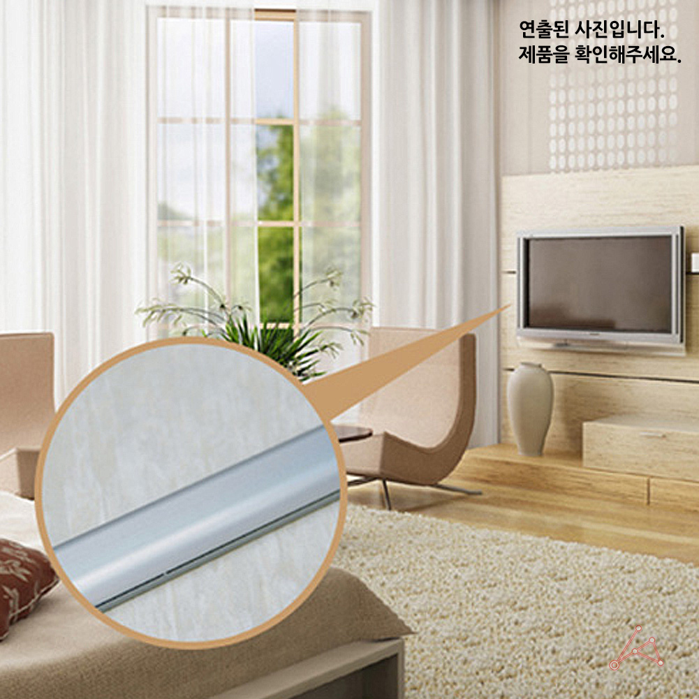 전선쫄대 알루미늄 가리개 18 mm 선정리쫄대 쫄대화일 몰딩 보호관 커버 - 메인 이미지
