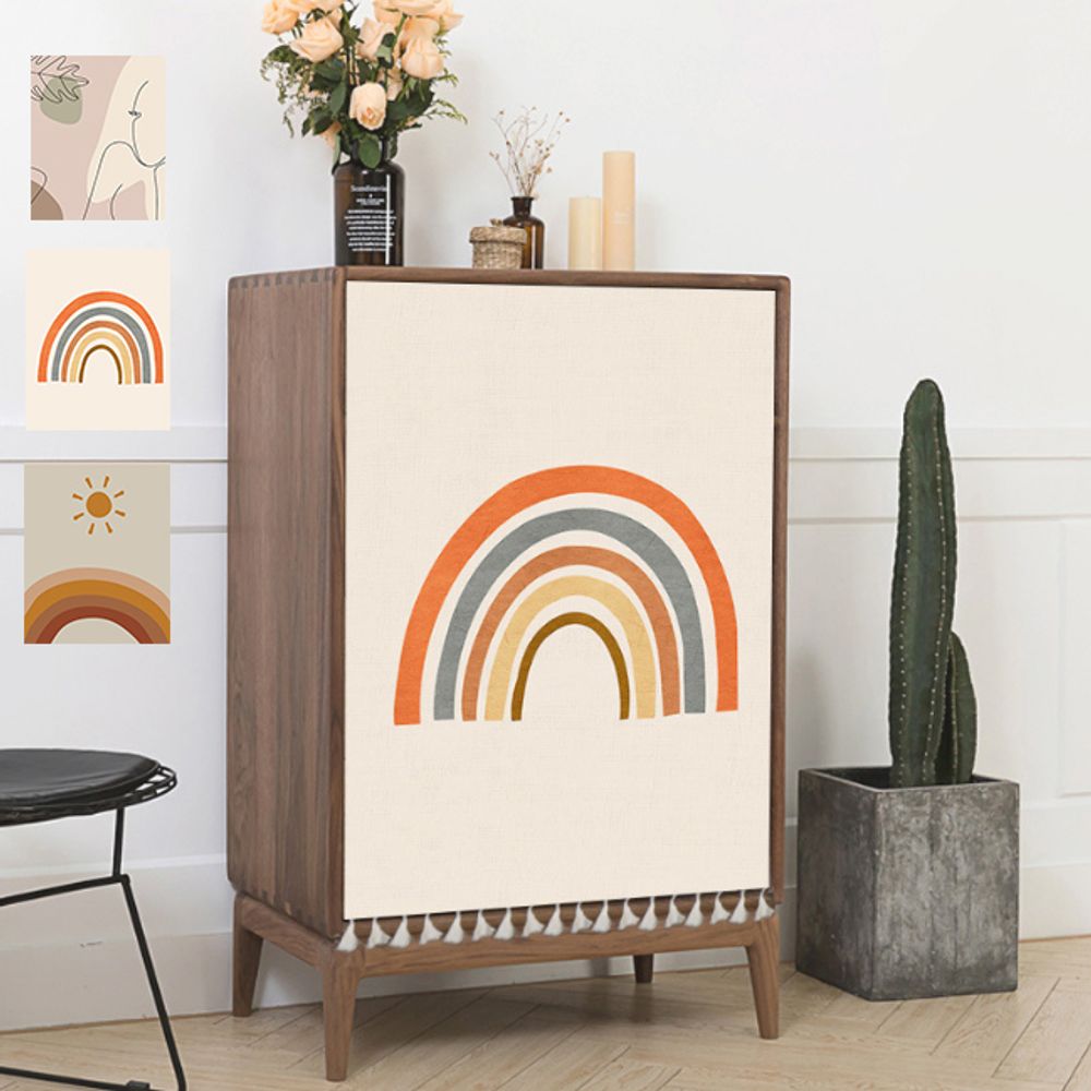 공간 분리 바란스 가리개 가림막 커튼 찍찍이 미니 주방