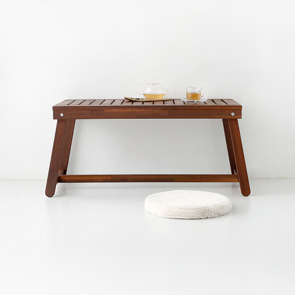 TANG 원목커피테이블 아카시아 체리브라운 0025.7784