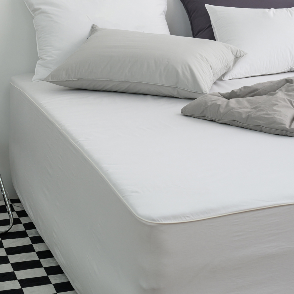 순면 퀸사이즈 킹사이즈 사면 밴드 홑겹 침대 커버 메트리스 매트 패드 사계절 세련된