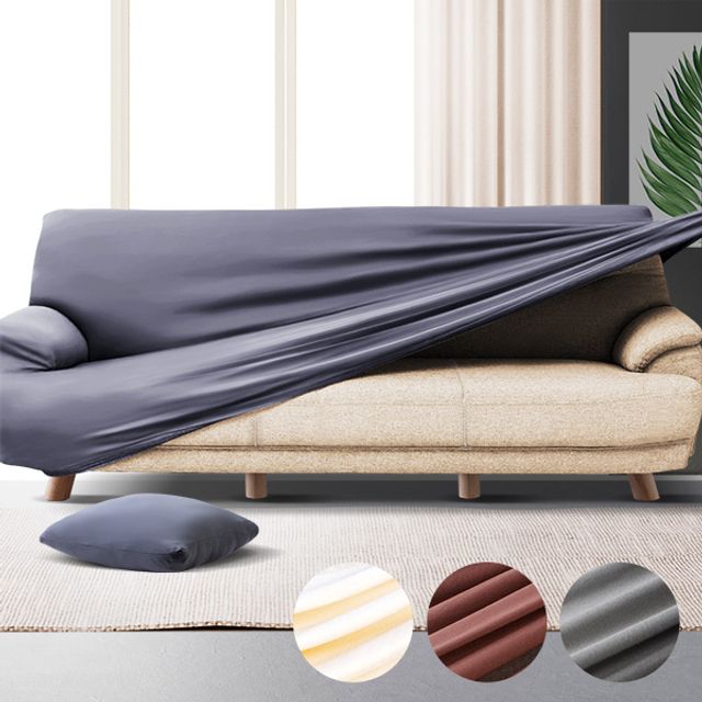 쇼파 커버 3인용 쇼파천 패드 넓은 팔걸이 커버링 분리형 가죽 소파 천갈이