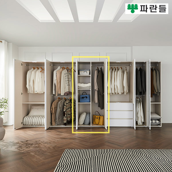 파란들가구 800 전신거울 정리옷장 전신경옷장 장롱 장농 - 상세 이미지 3