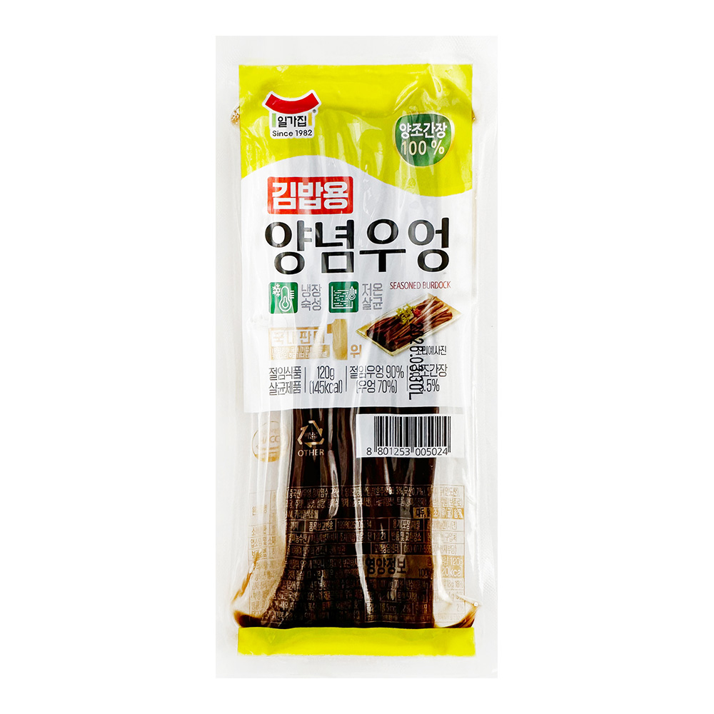 일가집 김밥용 양념우엉 120g : 푸드뱅크주식회사