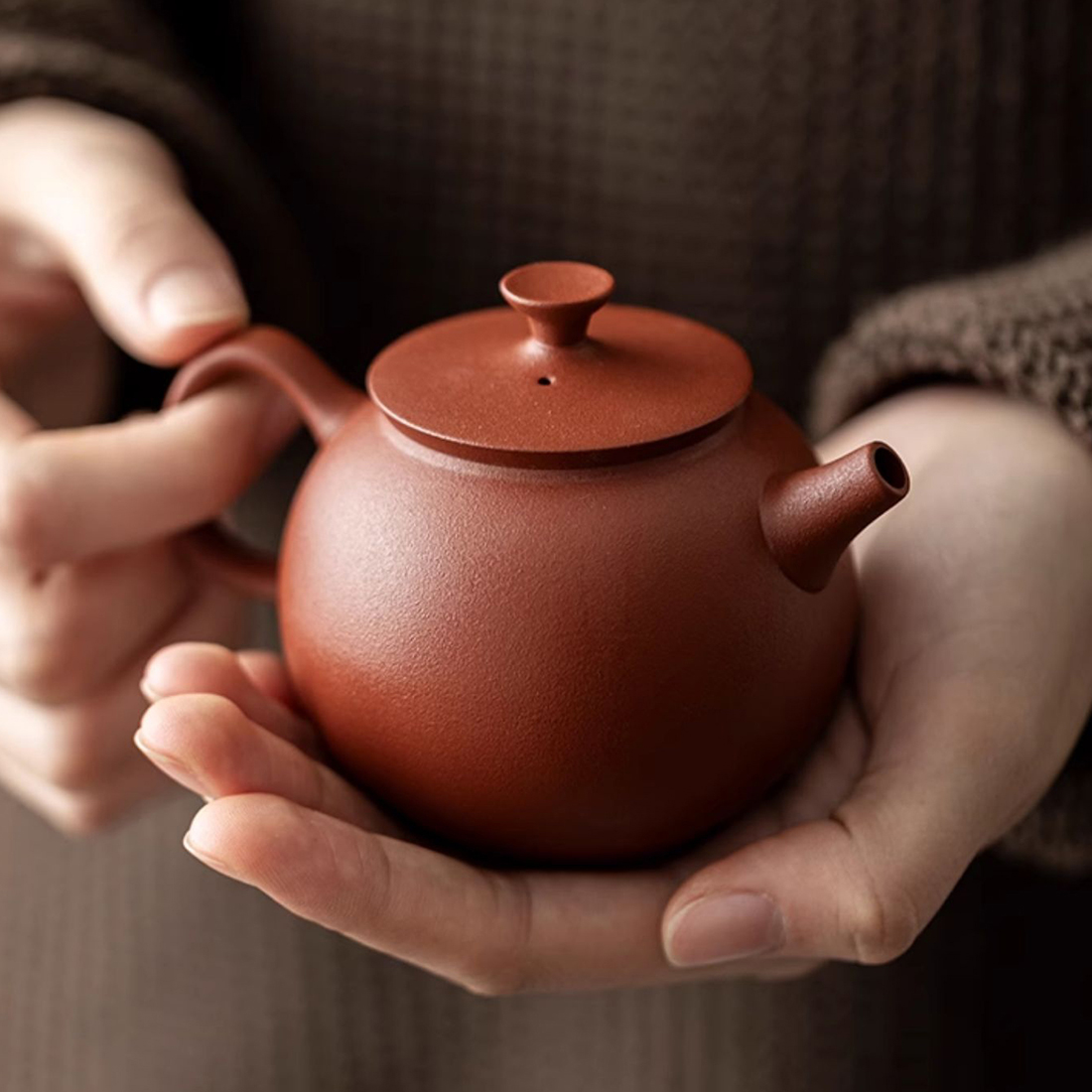 [자사호] 더큰솔 주니 소과호 보이차 공부차 다도 다관 입문용 생활 자사호 160ml