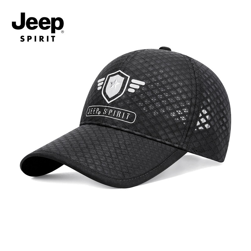 JEEP SPIRIT 봄 여름용 남녀용 야구모자 야외용 자외선 차단 통기성 모자 - 상세 이미지 2