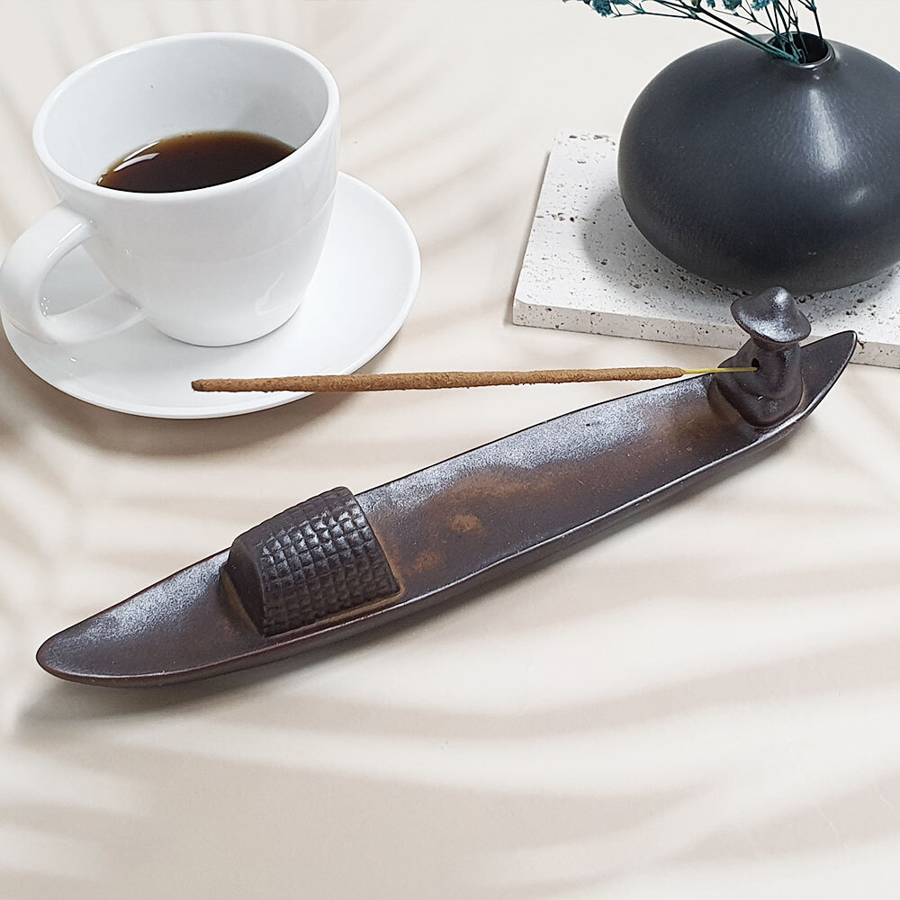 SFr 인센스 스틱 홀더 뱃사공 받침 거치대 꽂이 향꽂이 향받침대