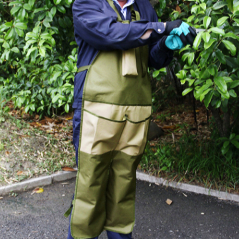 방수 작업용 앞치마 예초기 원예 멜빵바지 공방