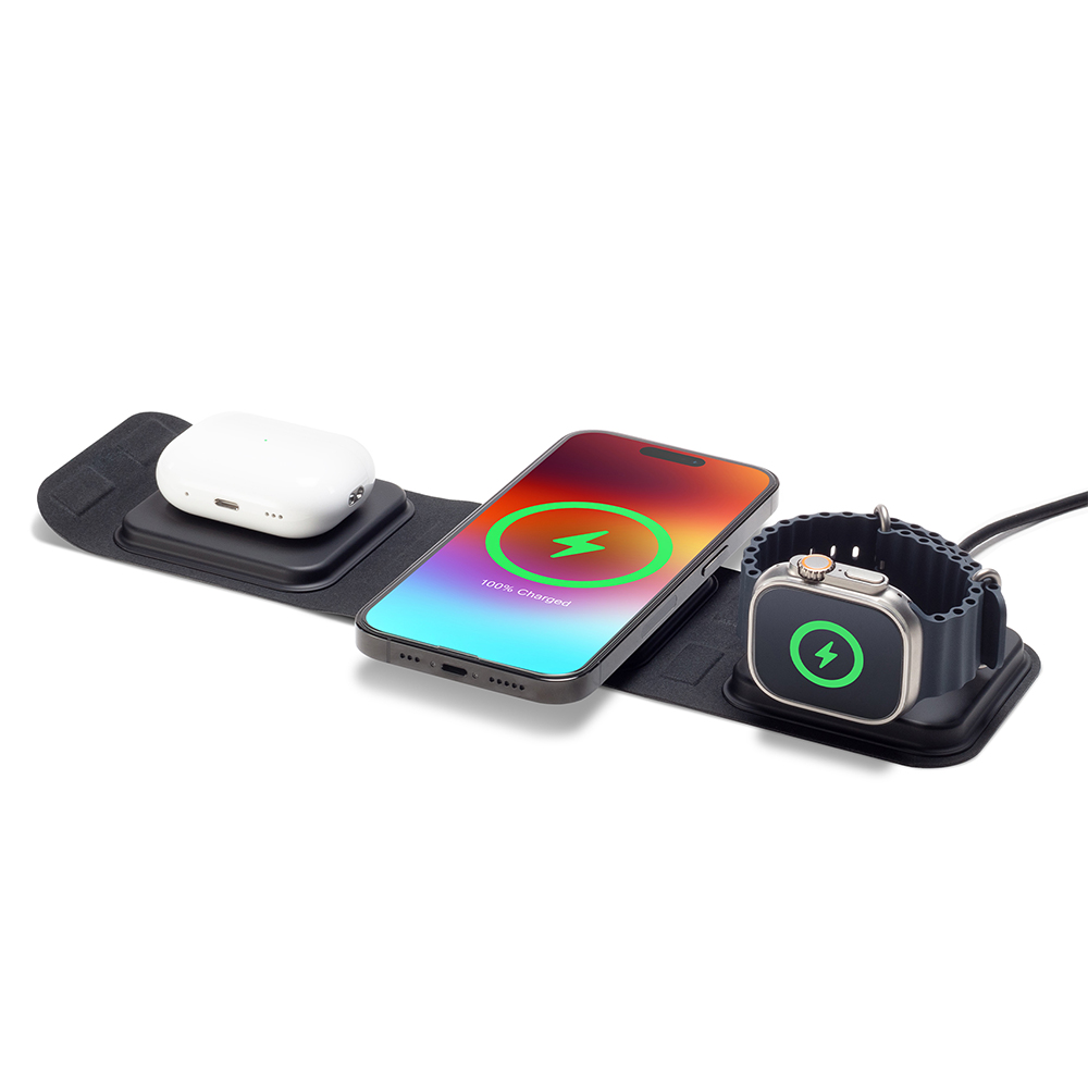모피 mophie 3in1 여행용 맥세이프 무선 충전기 접이식 휴대용 mfm mfw - 상품 이미지