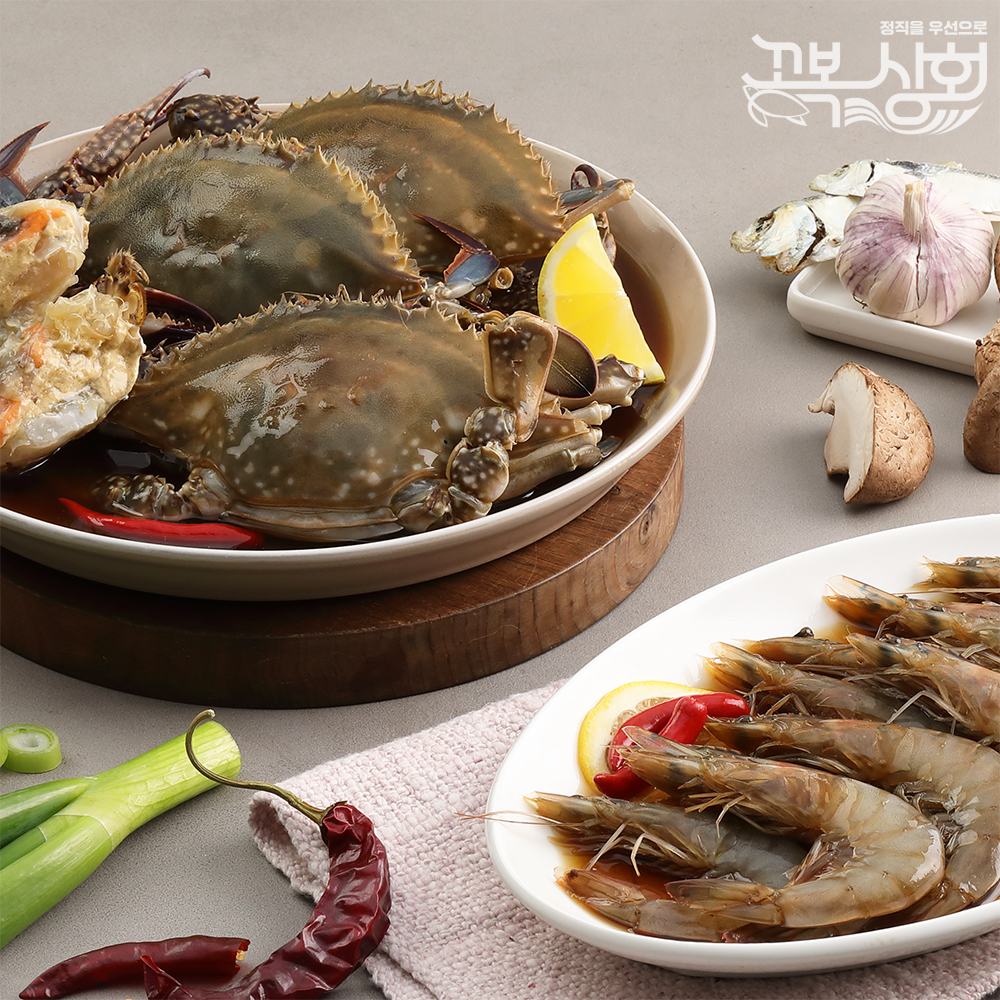 한끼 간장게장 알배기100% (소소) 1.98kg  / 국내산 연평도 암꽃게 맛있새우 간장게장 2.5kg [꼬복상회]