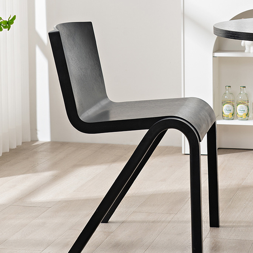 카르브 원목 인테리어 카페 라운지 체어 Carve Chair - 상세 이미지 5