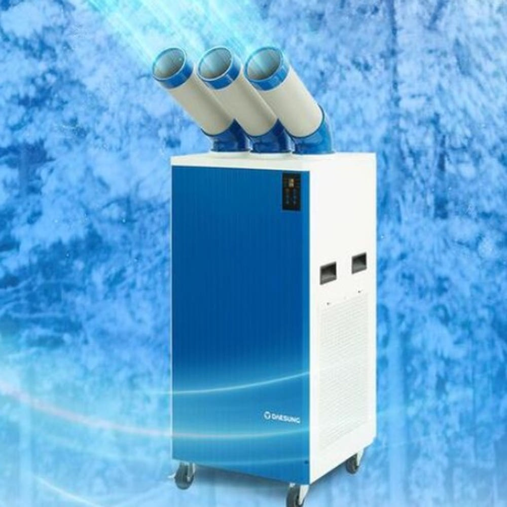 온도조절 산업용 이동식 에어컨 3구 코끼리 업소용 야외 행사장 현장 에어컨 : 신일N위시웨이